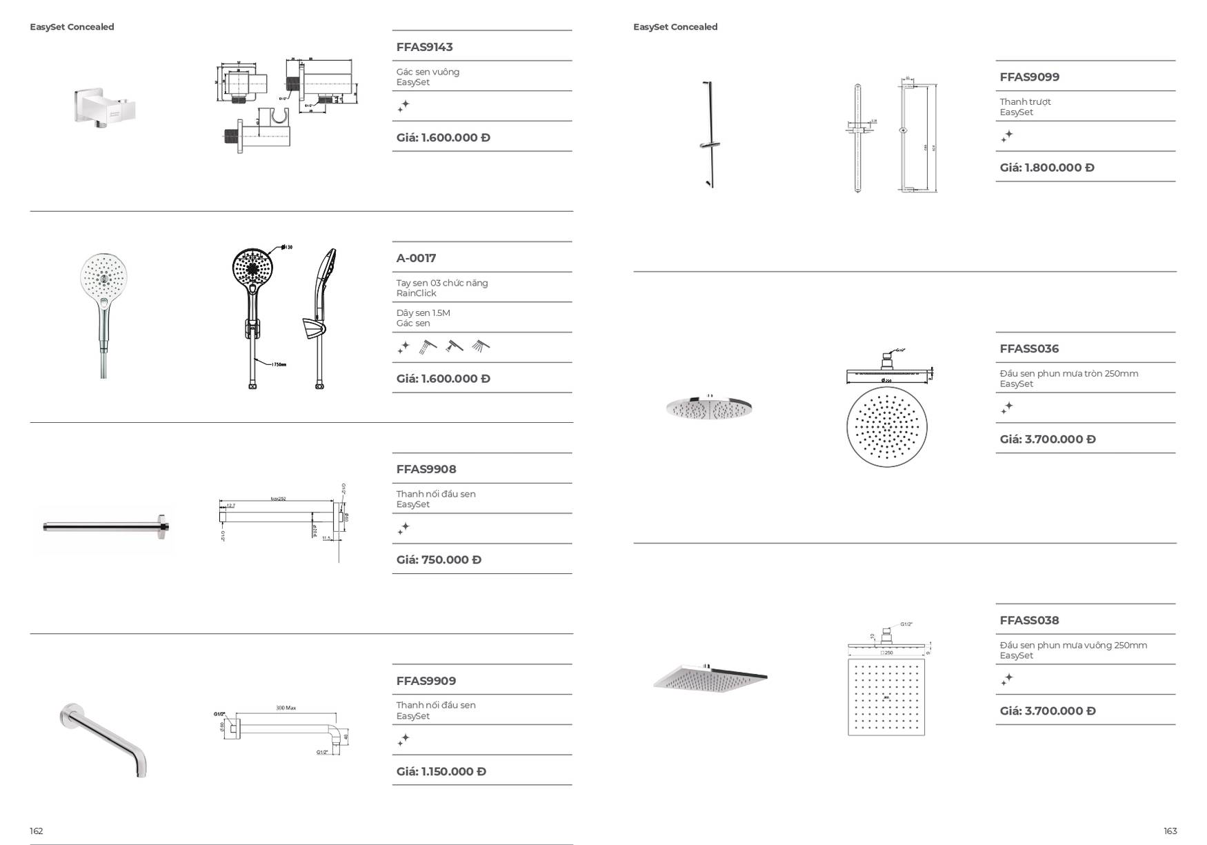 Thiết bị vệ sinh AMERICAN STANDARD Catalogue và Bảng giá mới nhất 2025 /Page 81